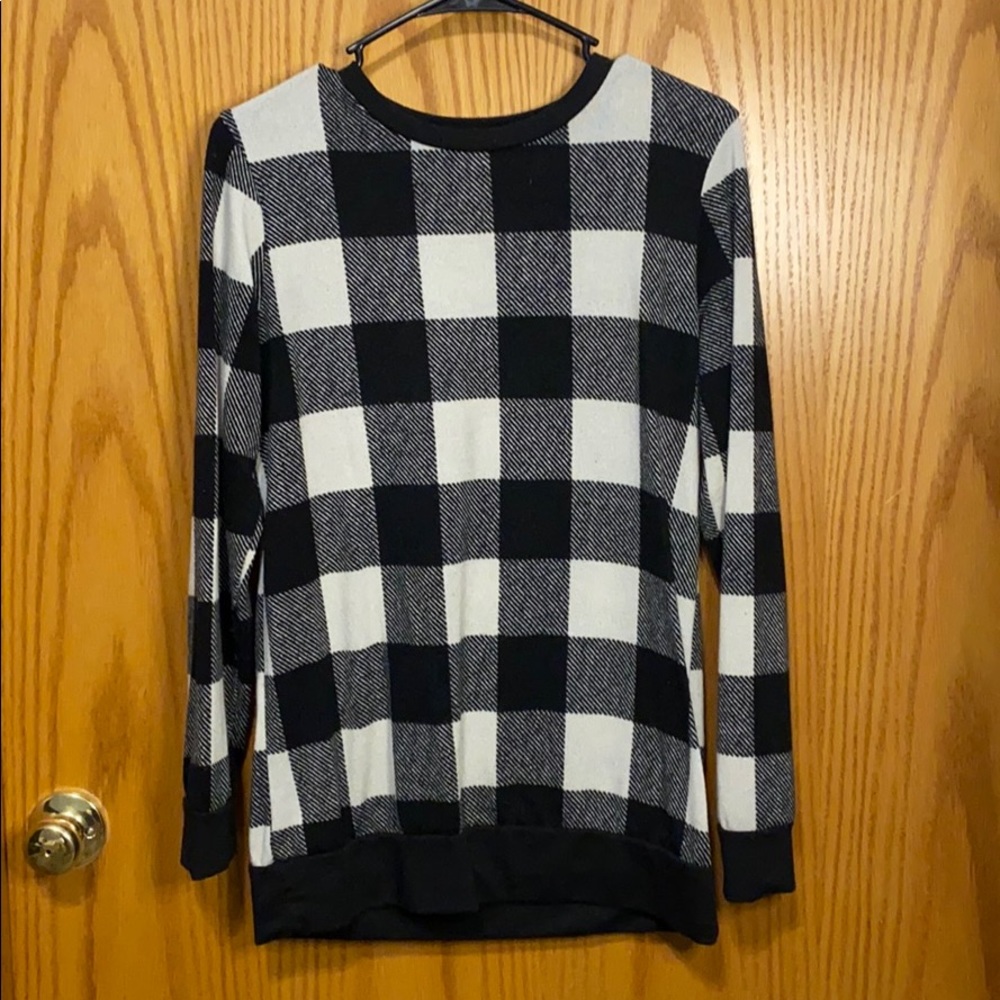 Buffalo Plaid Boutique Top